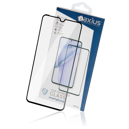 Naxius Top Tempered Glass Anti-Static 9H XiaoMi RedMi Note 8T Full Screen 6D Black CE / RoHS