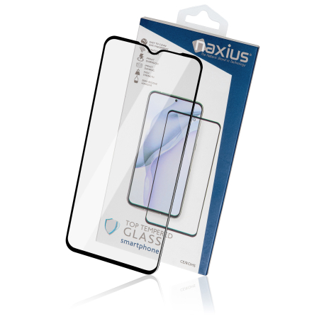 Naxius Top Tempered Glass Anti-Static 9H Oppo A16 Full Screen 6D Black CE / RoHS